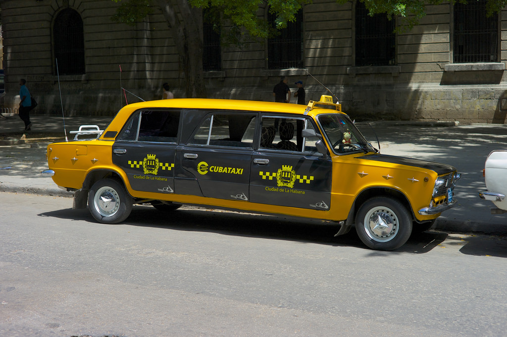 Havana Taxi: Yellow Lada Taxi